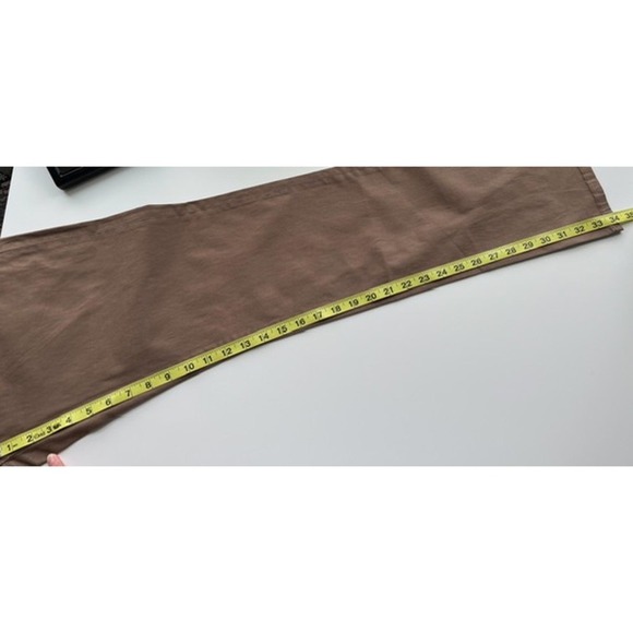 NWT Liverpool The Relaxed Straight Brown Pant Jean Mens 31x34 Casual Fall Preppy - Picture 6 of 11